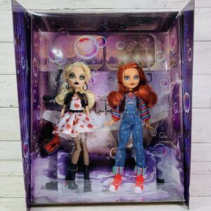 Monster high skullector Chucky & Tiffany Doll Collector 2-pack Set! Sealed New